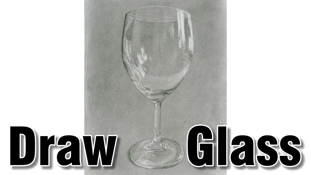 1280x720 pencil drawing of glass and how to draw glass in pencil drawing - Glass Pencil Drawing