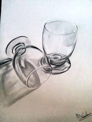 188x250 Photorealistic Glass - Glass Pencil Drawing