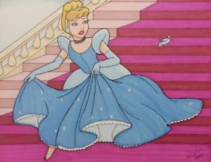 300x230 Cinderella Drawing Disney Princess Art Fanart Ball Gown Glass - Glass Slipper Drawing