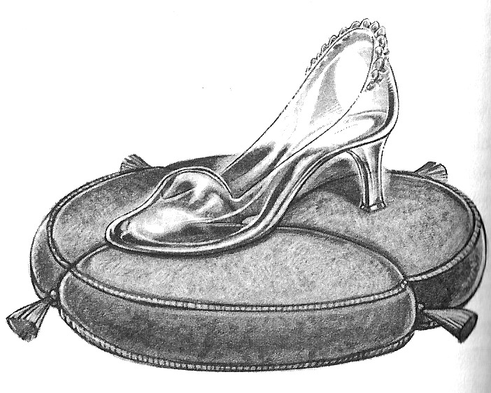 702x562 Cinderella's Glass Slipper The Land Of Stories Wiki Fandom - Glass Slipper Drawing