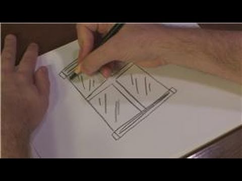 480x360 Drawing Techniques How To Draw A Glass Window - Glass Window Drawing