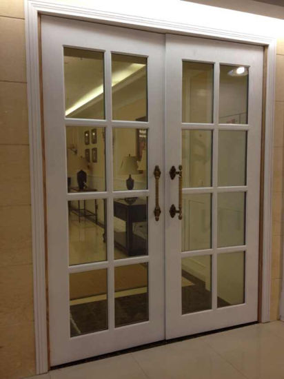 412x550 China Modern Wooden Casement Glass Windows With Grills Design - Glass Window Drawing