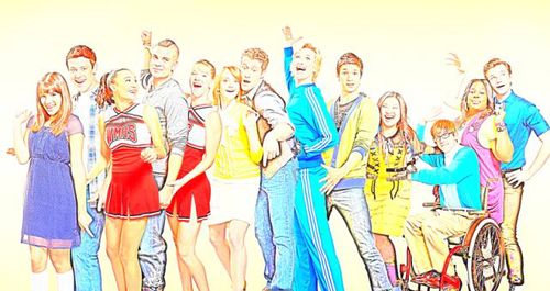 500x265 Glee Drawing Uploaded - Glee Drawings