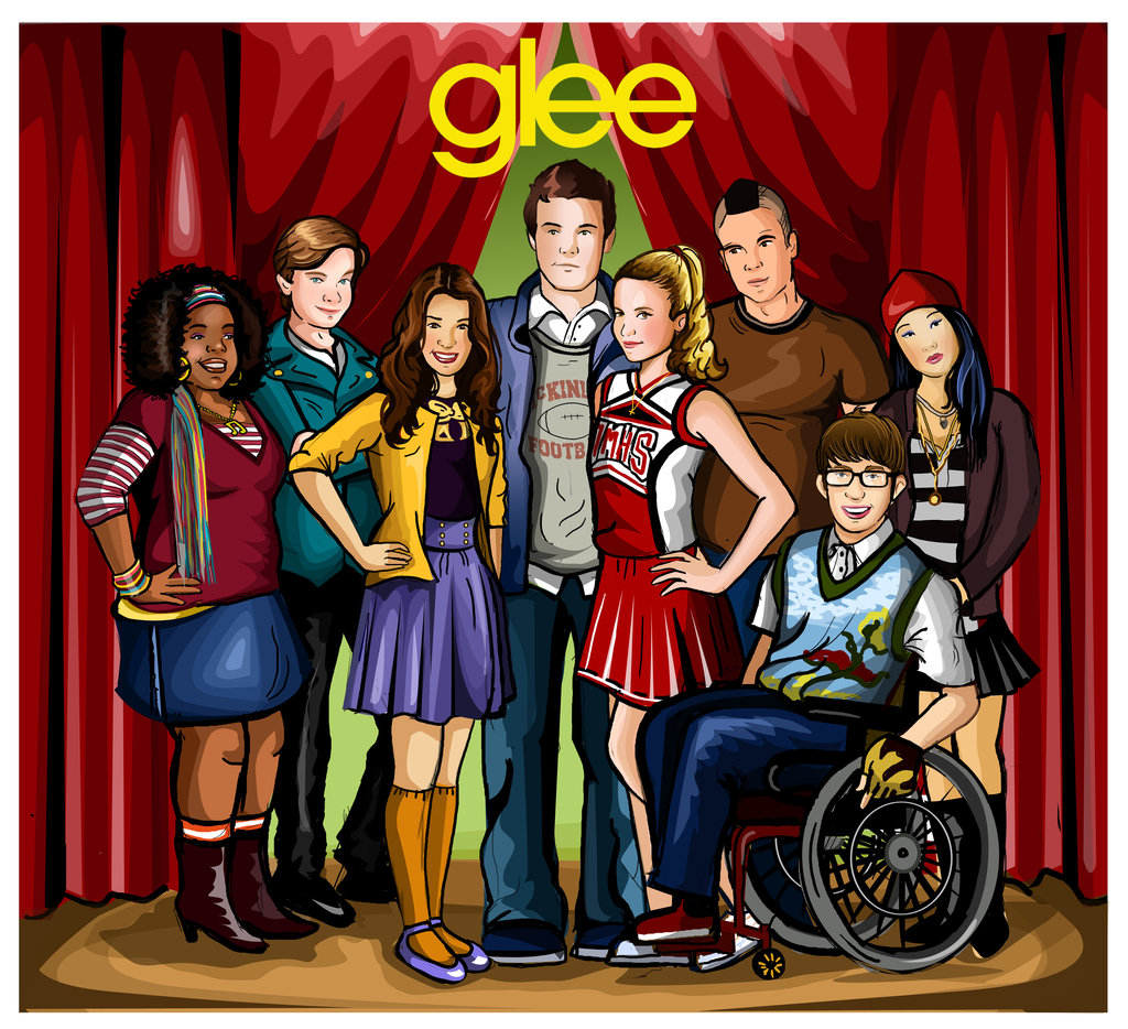 1024x934 Image - Glee Drawings