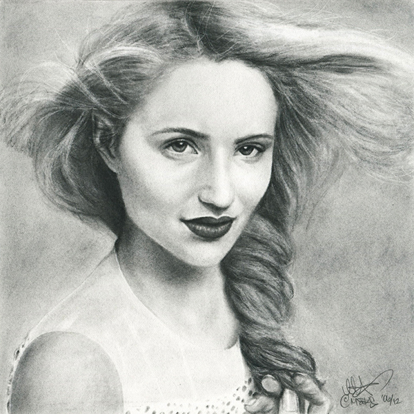 600x601 Quinn Fabray On Behance - Glee Drawings