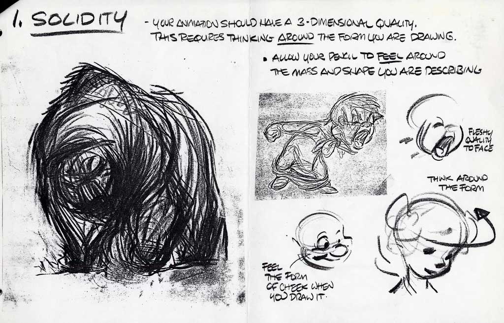 1024x657 glen keane notes on solidity in drawing - Glen Keane Drawing