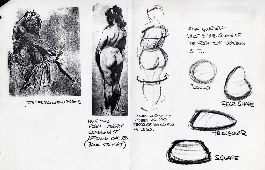 1024x657 dynamics of animated drawing - Glen Keane Drawing