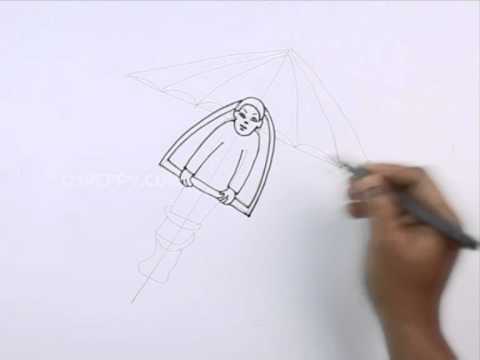480x360 How To Draw Hang Gliding - Glider Drawing