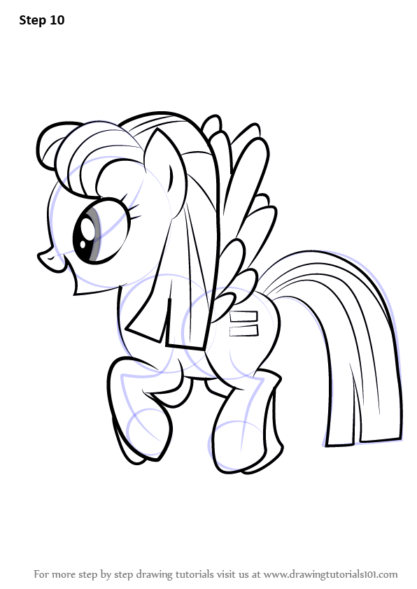596x842 learn how to draw night glider from my little pony - Glider Drawing