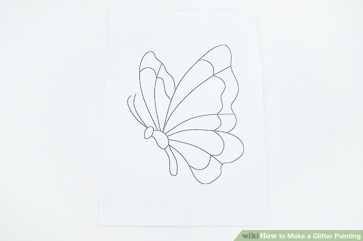 728x485 how to make a glitter painting - Glitter Drawing