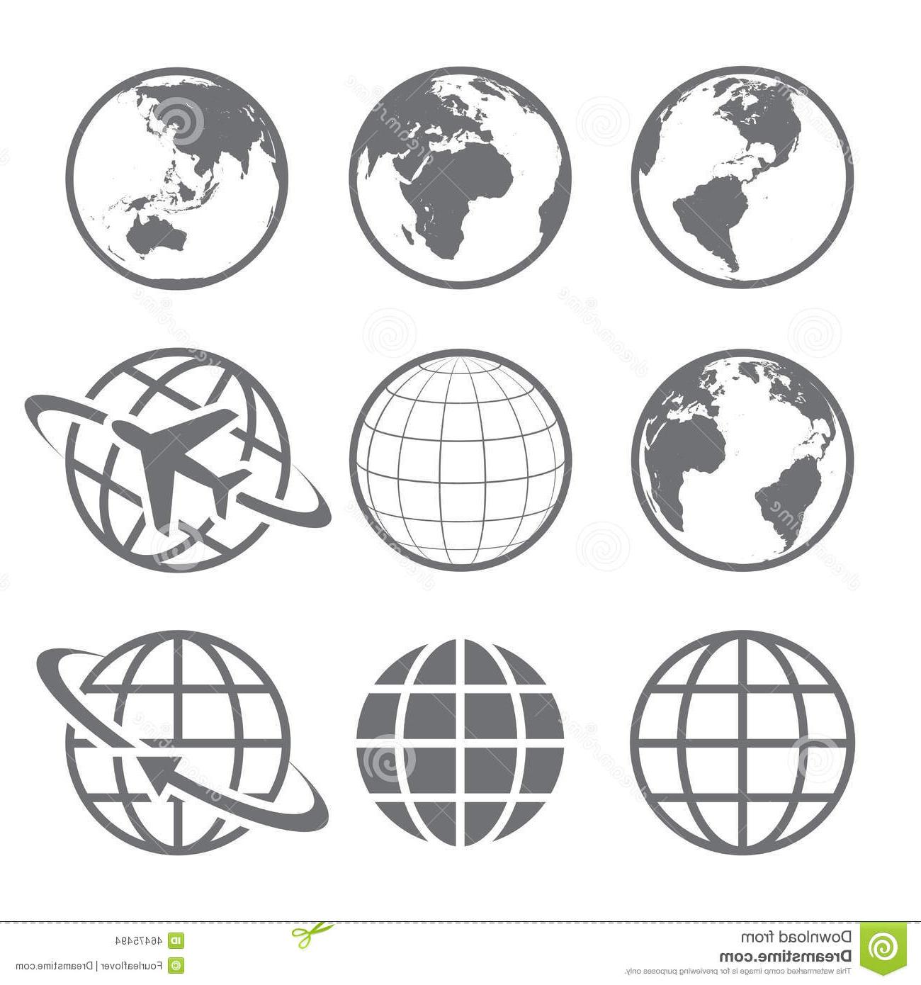 1300x1390 Top Simple Earth Icon Vector Drawing Free Vector Art, Images - Globe Drawing Simple