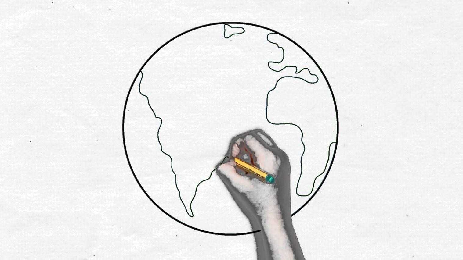 1517x853 Globe Drawing Simple For Free Download - Globe Drawing Simple