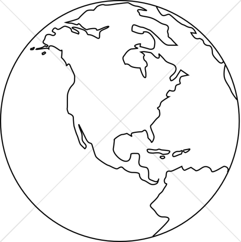 773x776 Line Art Globe Black And White Peace Clipart - Globe Line Drawing