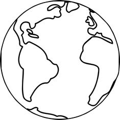 235x235 Image Result For How To Draw Earth On A Ball Projects To Try - Globe Outline Drawing