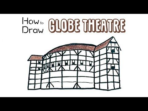 480x360 How To Draw The Globe Theatre How To Draw Stuff - Globe Theatre Drawing