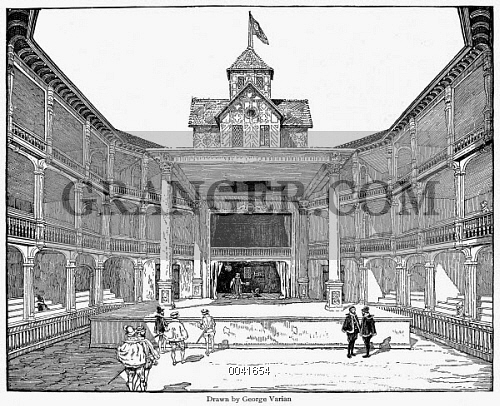 500x406 Image Of London Globe Theatre - Globe Theatre Drawing