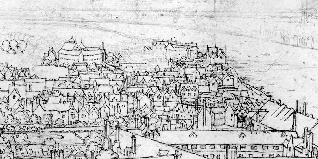 1100x550 Playhouse - Globe Theatre Drawing