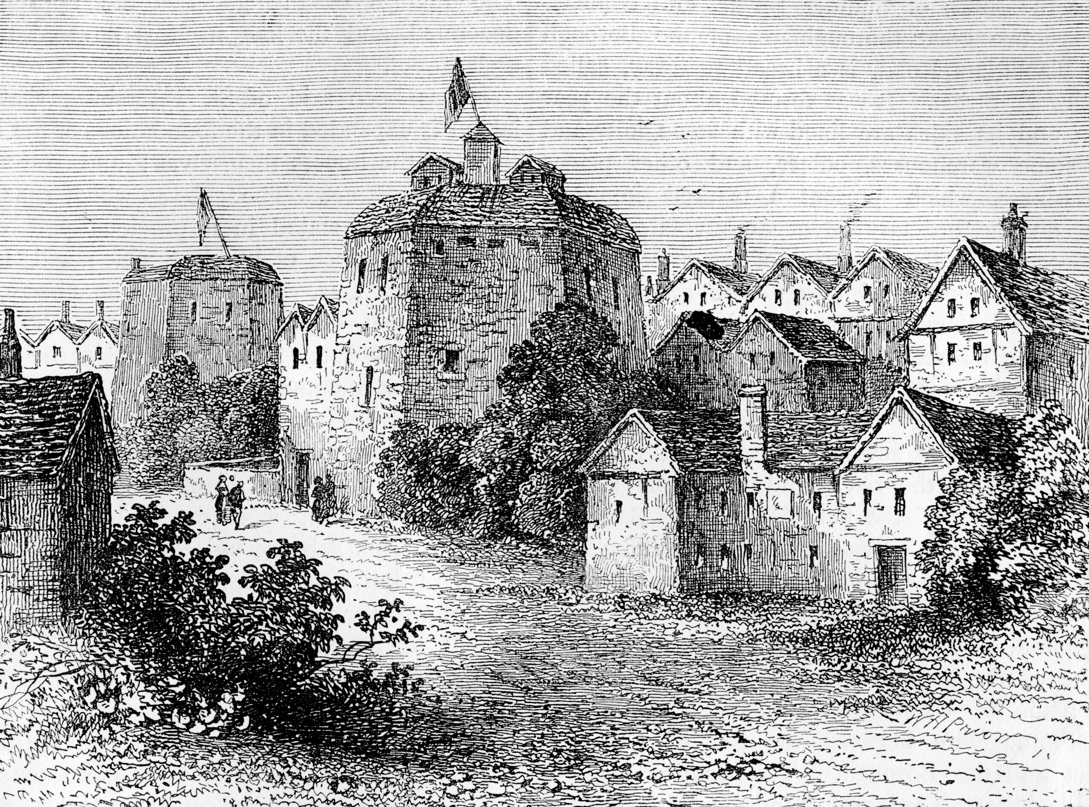 4168x3088 Shakespeare's Globe Theatre The Fire Of Facts - Globe Theatre Drawing