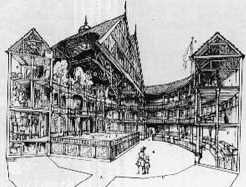 246x187 shakespeare resource center - Globe Theatre Drawing