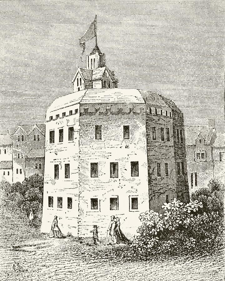 720x900 The Globe Theatre, Southwark, London In Drawing - Globe Theatre Drawing