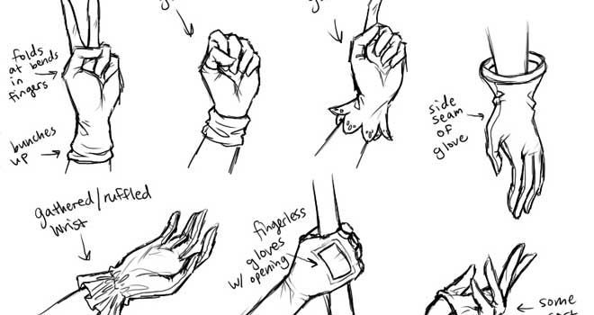 660x350 gloves drawing - Gloves Drawing