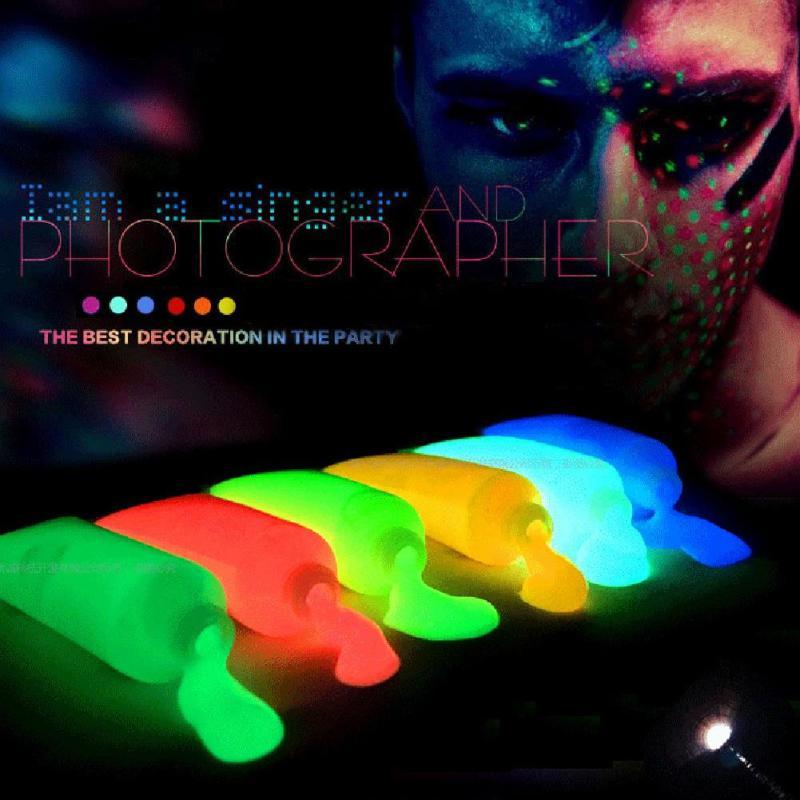 800x800 Luminous Body Makeup Flash Painting Colorful Drawing Pigment Face - Glow Drawing