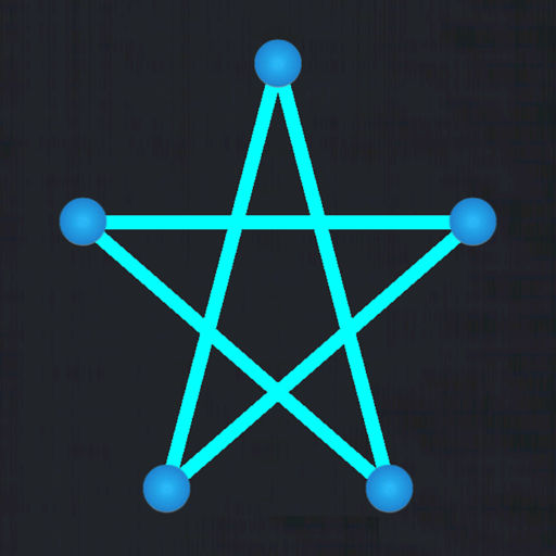 512x512 one touch glow draw free shape puzzle drawing connect - Glow Drawing