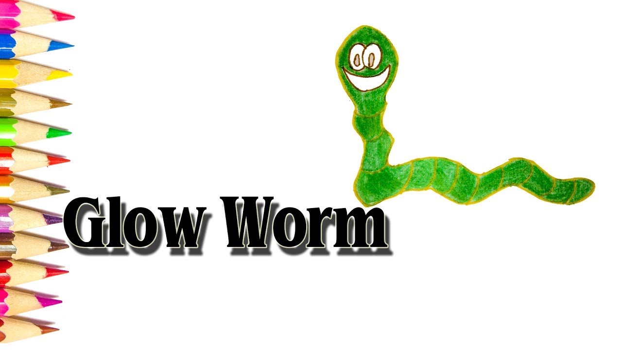 1280x720 how to draw glow worm - Glow Worm Drawing