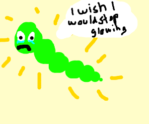 300x250 unhappy glow worm drawing - Glow Worm Drawing