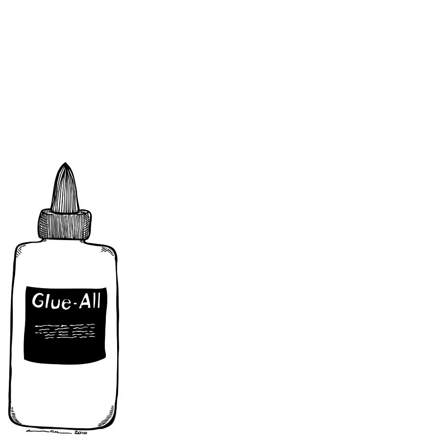 900x900 glue bottle drawing - Glue Drawing