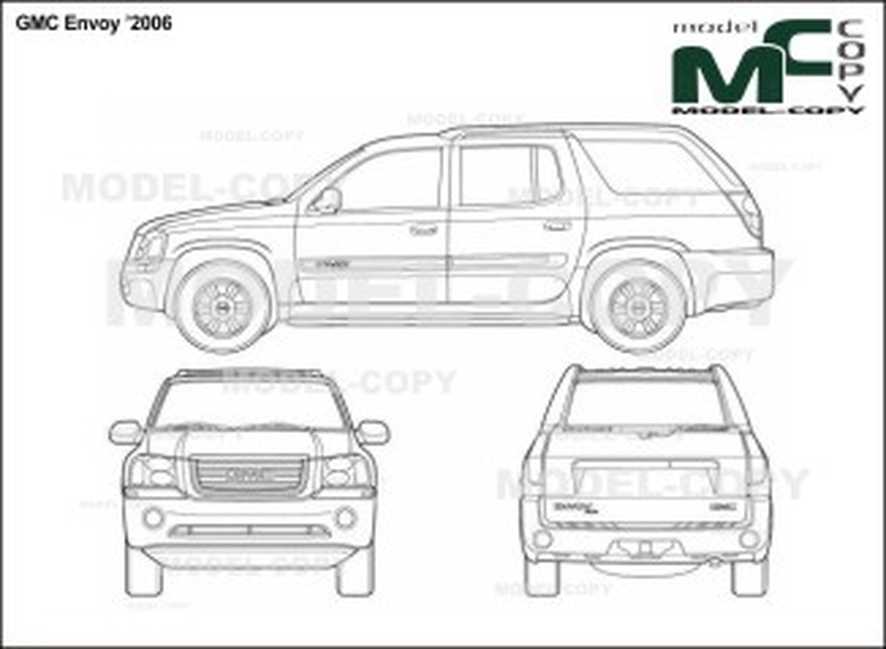 886x649 Gmc Envoy - Gmc Drawing