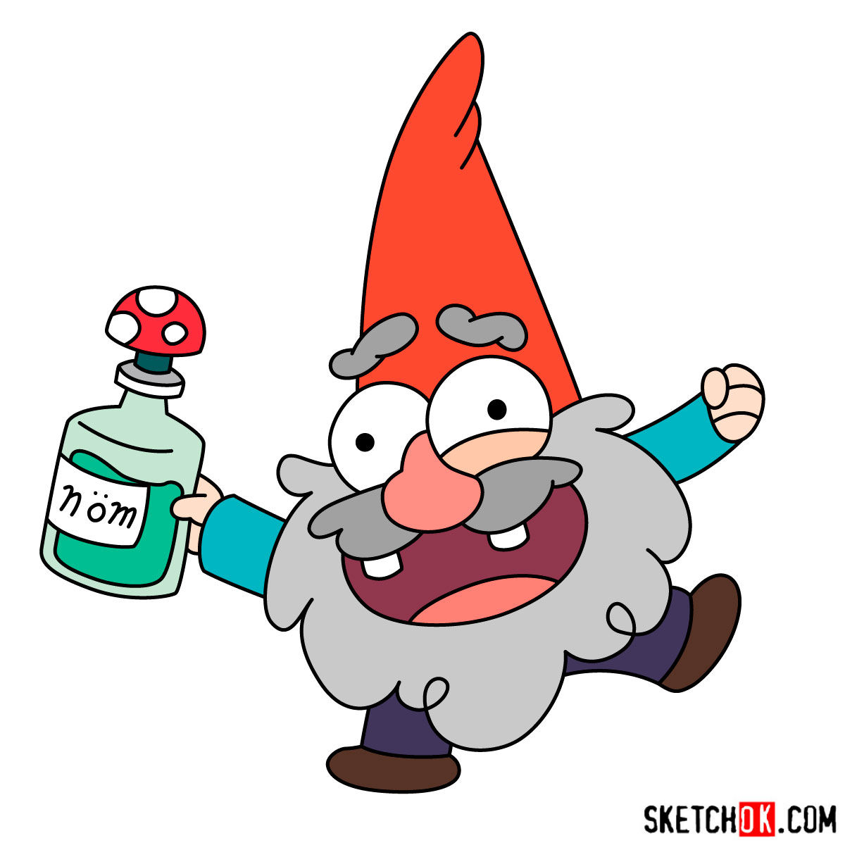 Gnome Cartoon Drawing at Explore collection of