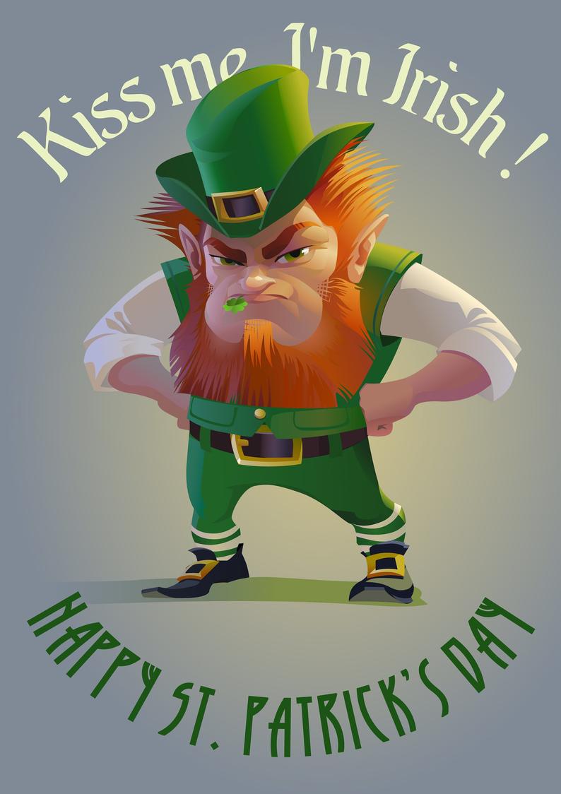 794x1124 leprechaun clip art irish gnome cartoon drawing vector etsy - Gnome Cartoon Drawing
