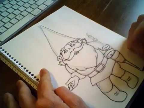 480x360 how to draw gnome - Gnome Cartoon Drawing