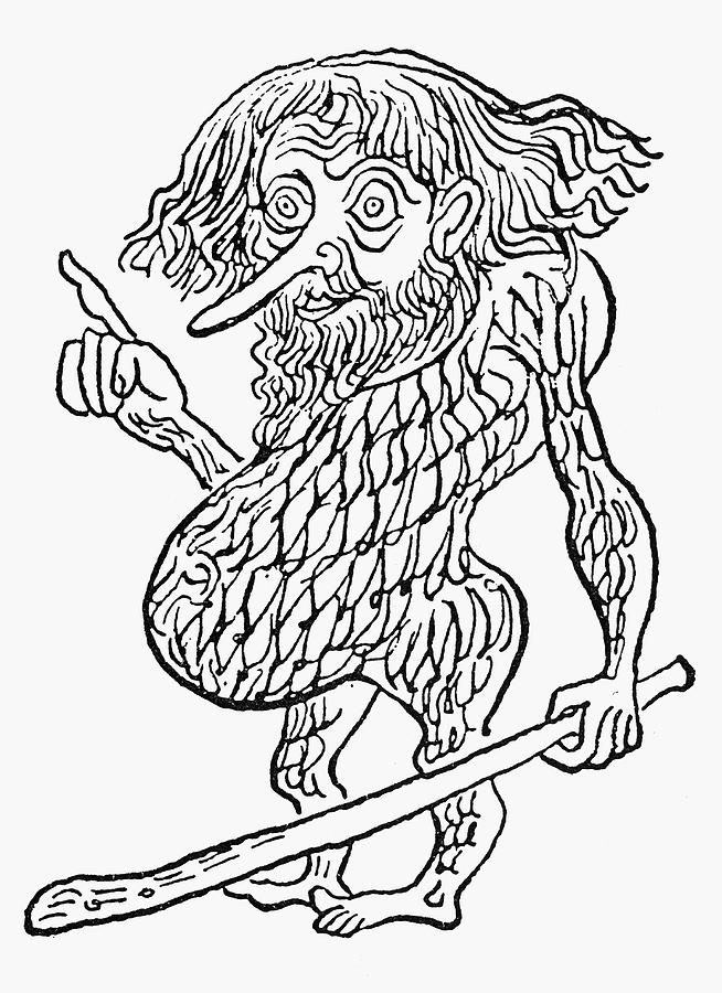 654x900 Grimm The Gnome Drawing - Gnome Drawing