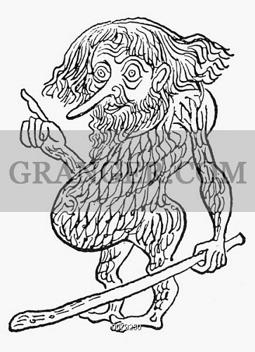 363x500 Image Of Grimm The Gnome - Gnome Drawing