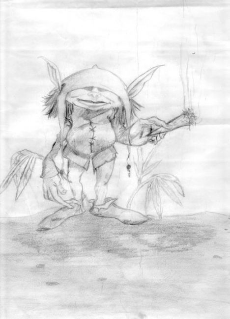 468x650 Gnome Drawing - Gnome Drawing