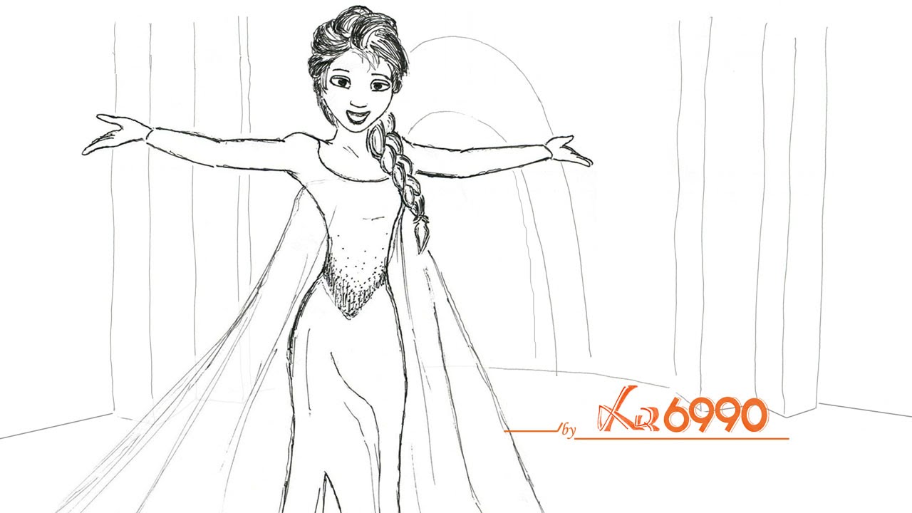 1280x720 Let It Go - Go Drawing