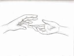257x196 Hands Letting Go Of Each Other - Go Drawing