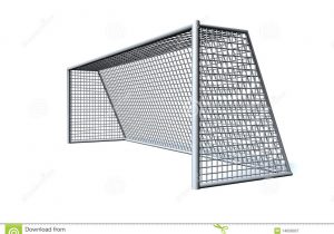 300x210 Drawing Of A Soccer Goal Drawn Ball Soccer Goal Post - Goal Post Drawing
