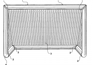 300x210 Drawing Of A Soccer Goal Soccer Goal Post Clipart - Goal Post Drawing