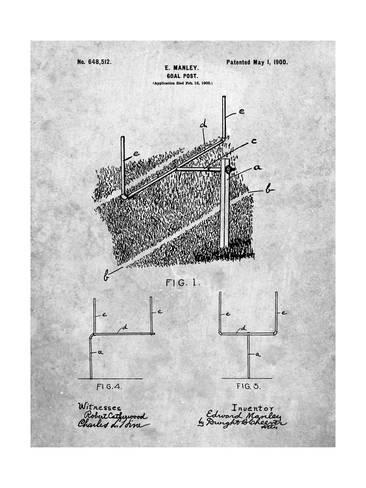 366x488 Football Goal Post Posters - Goal Post Drawing