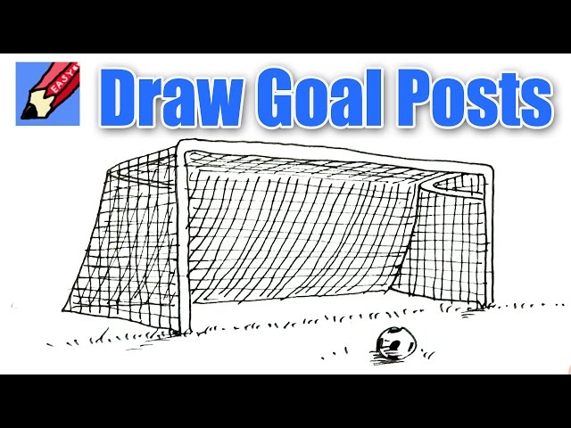 640x480 Draw A Goal Real Easy - Goal Post Drawing