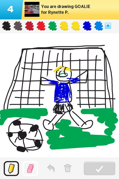 500x750 Goalie Drawings - Goalie Drawing