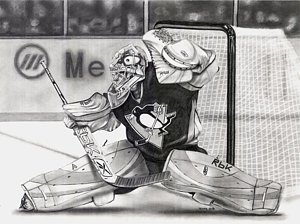 300x224 Goalie Drawings Fine Art America - Goalie Drawing