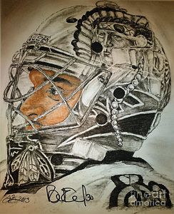 244x300 Goalie Mask Drawings Fine Art America - Goalie Mask Drawing