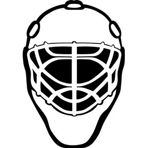 300x300 Goalie Mask Simple Sports Theme Teaching Parties Crafts - Goalie Mask Drawing