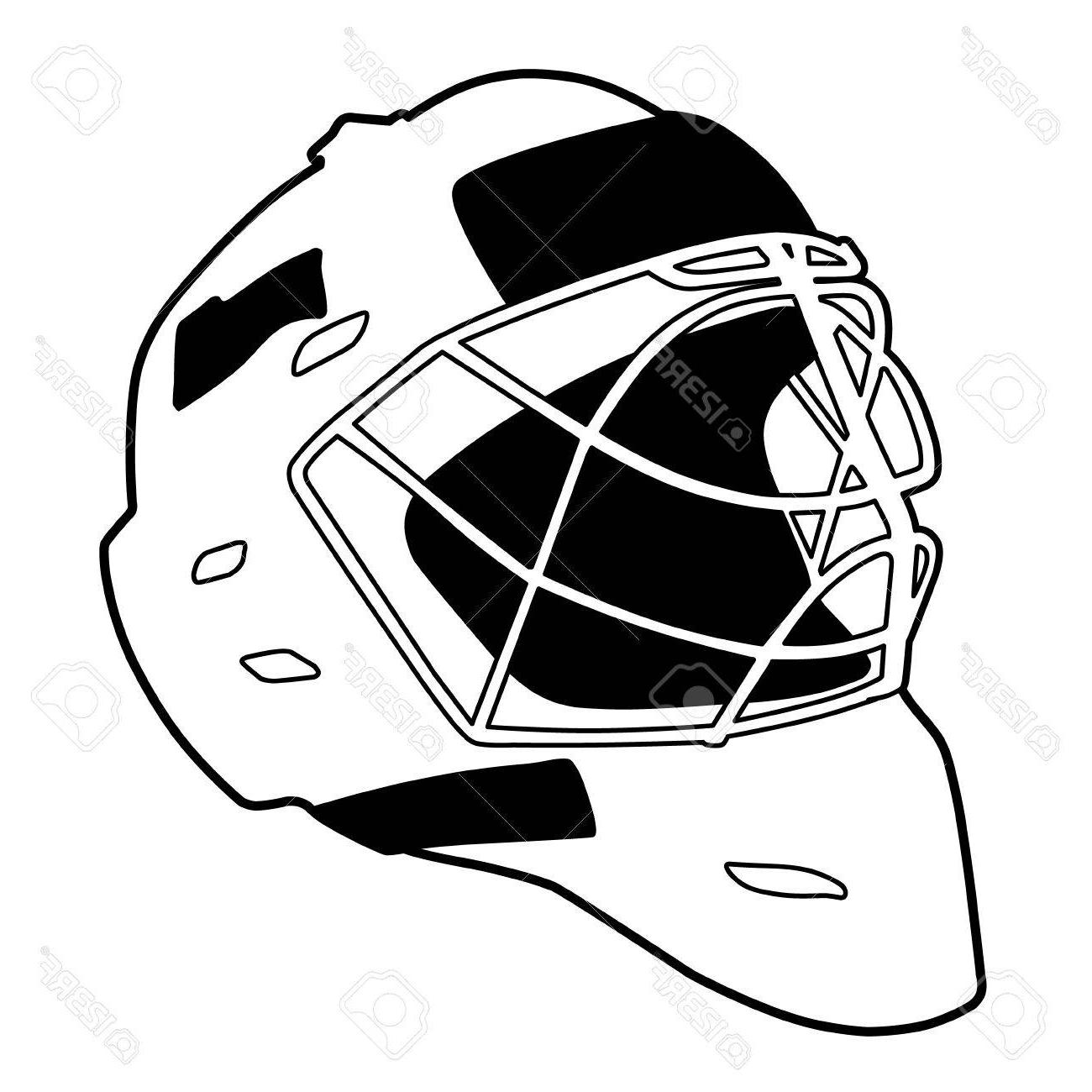 Goalie Mask Drawing at PaintingValley.com | Explore collection of ...