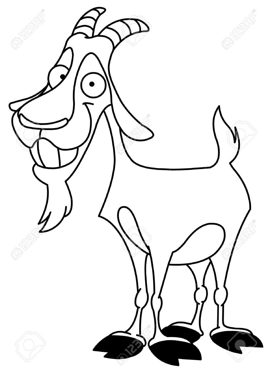 Goat Cartoon Drawing At Paintingvalley Com Explore Collection Of