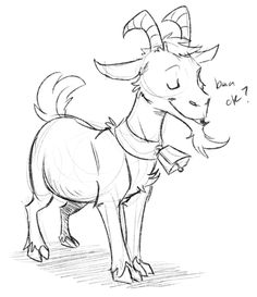 236x273 best goat cartoon images goat art, farm animals, goats - Goat Cartoon Drawing